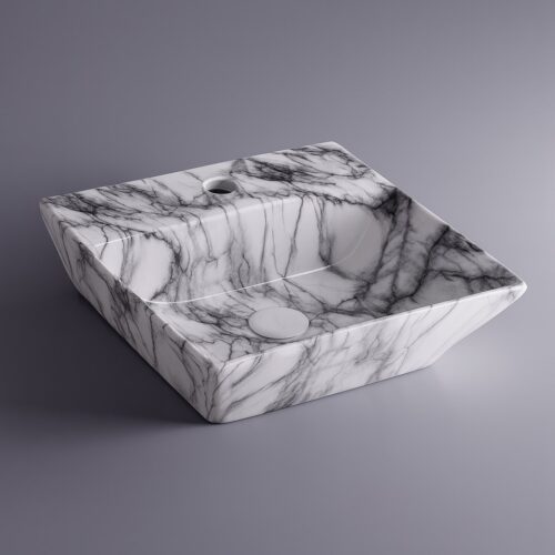 MS-1305 XYLOAN WALL MOUNTED BASIN GLOSSY (17"X15")