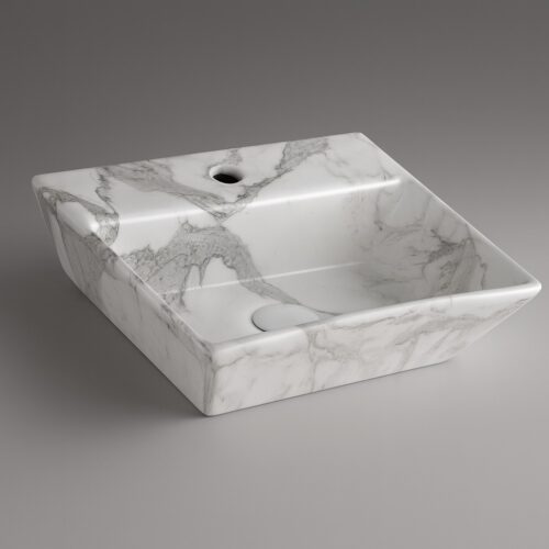 MS-1307 XYLOAN WALL MOUNTED BASIN GLOSSY (17"X15")