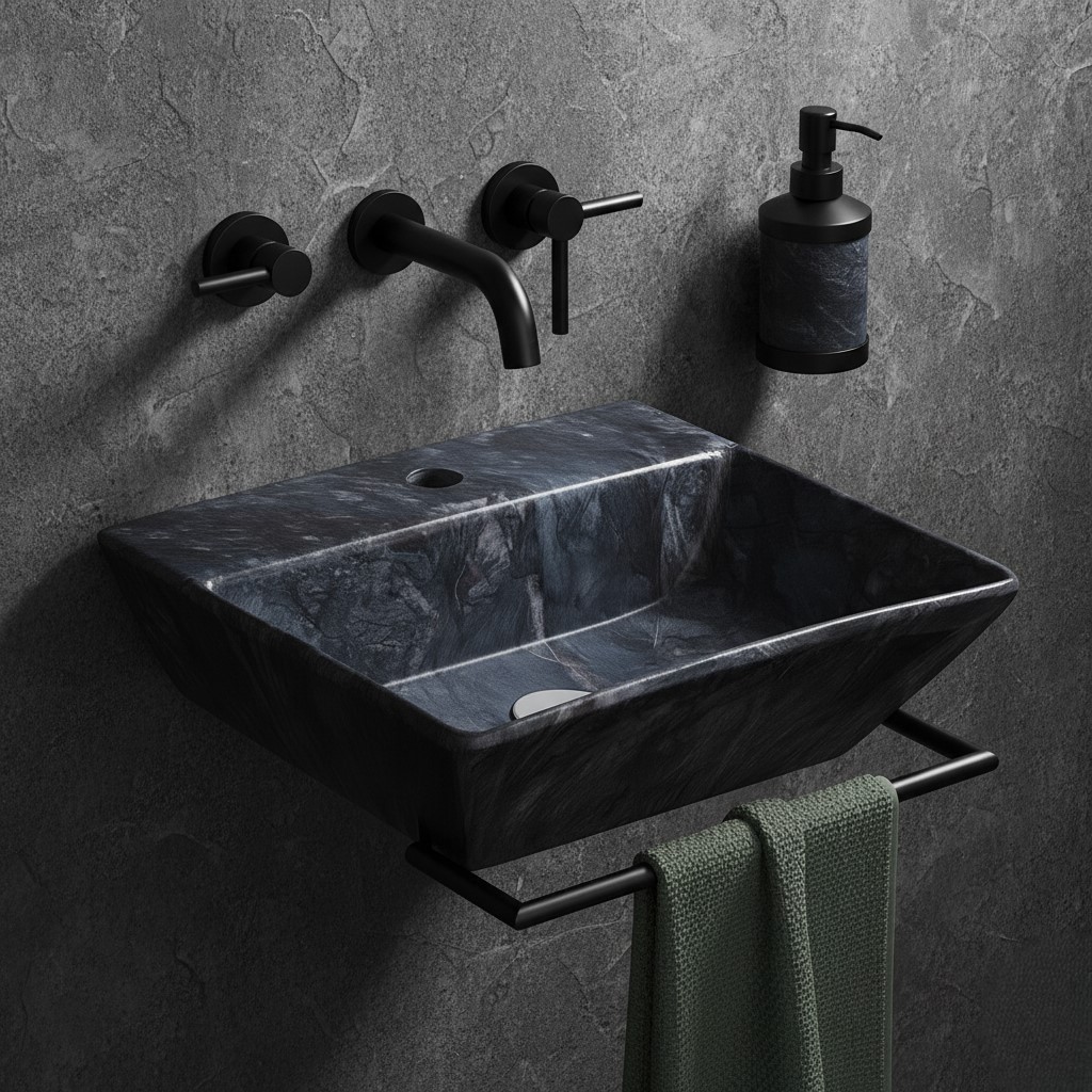 MS-1309 XYLOAN WALL MOUNTED BASIN GLOSSY (17"X15") - Image 2