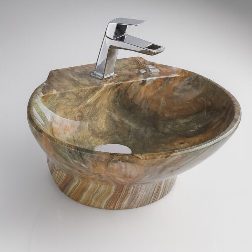 MS-1408 XYLOAN WALL MOUNTED BASIN GLOSSY (15"X15")