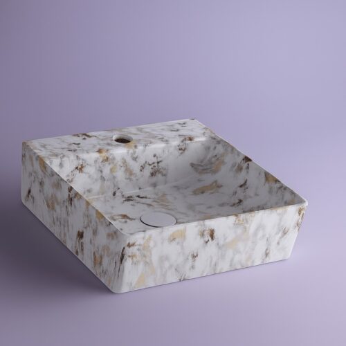 MS-1502 XYLOAN WALL MOUNTED BASIN GLOSSY (16"X16")