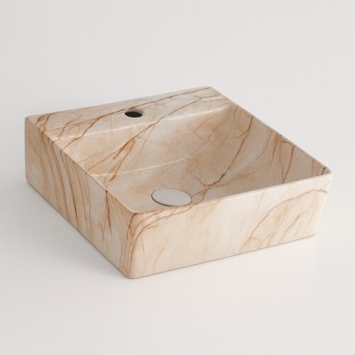 MS-1503 XYLOAN WALL MOUNTED BASIN GLOSSY (16"X16")