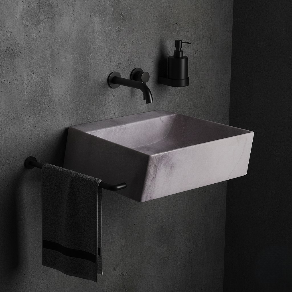 MS-1506 XYLOAN WALL MOUNTED BASIN GLOSSY (16"X16") - Image 2
