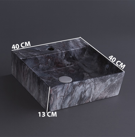 MS-1509 XYLOAN WALL MOUNTED BASIN GLOSSY (16"X16") - Image 3