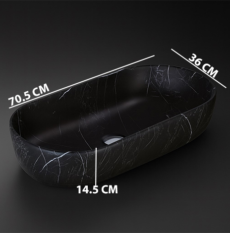 MS-1601 XYLOAN TABLE TOP BASIN MATT (28"X14") - Image 3