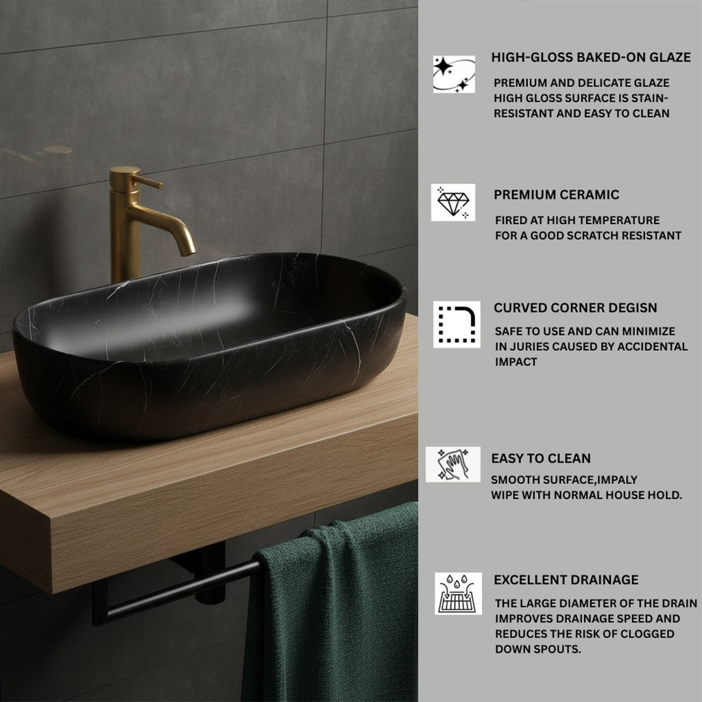 MS-1601 XYLOAN TABLE TOP BASIN MATT (28"X14") - Image 4