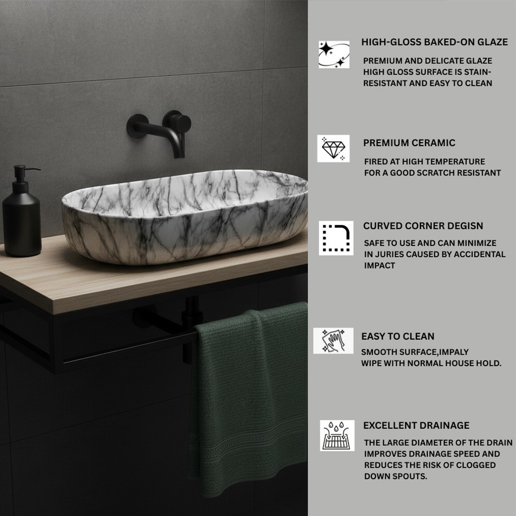 MS-1604 XYLOAN TABLE TOP BASIN (28"X14") - Image 4