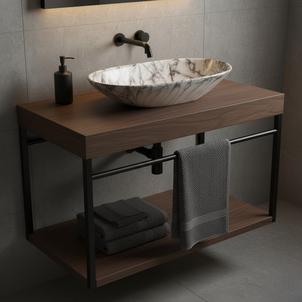 MS-1704 XYLOAN TABLE TOP BASIN GLOSSY (29"X14") - Image 2