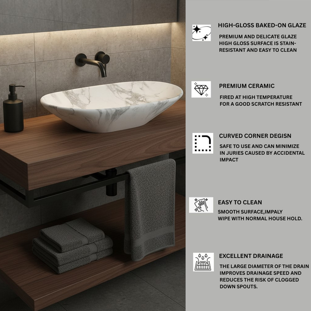 MS-1705 XYLOAN TABLE TOP BASIN MATT (29"X14") - Image 4