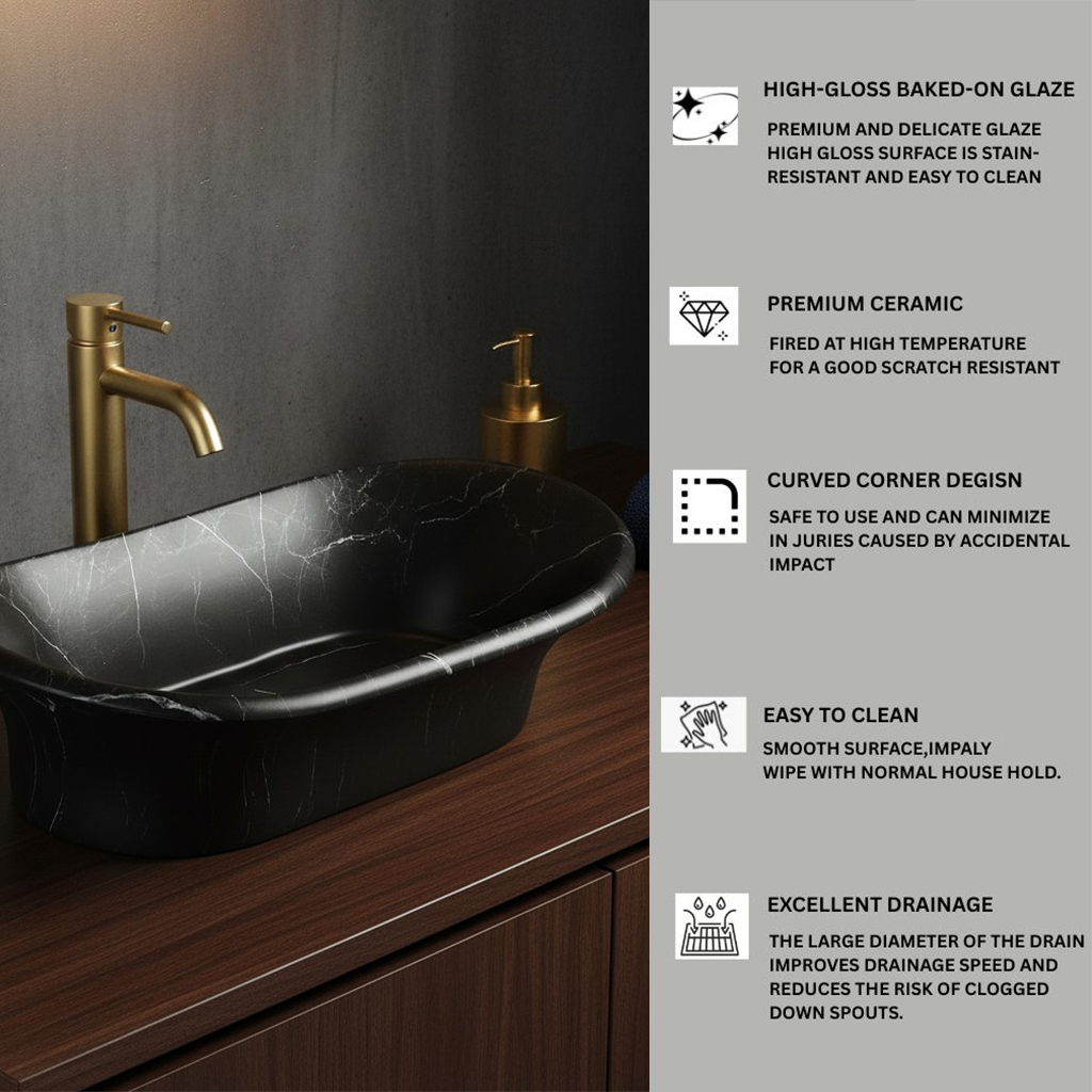 MS-1801 XYLOAN TABLE TOP BASIN MATT (28"X14") - Image 4