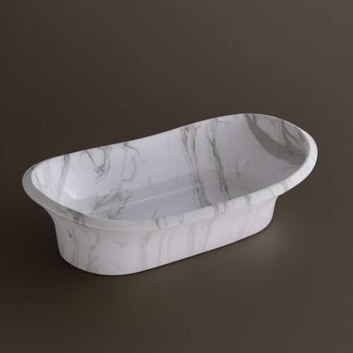 MS-1803 XYLOAN TABLE TOP BASIN GLOSSY (28"X14")