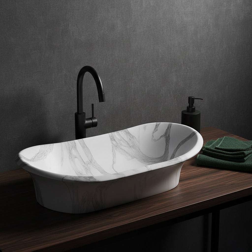 MS-1805 XYLOAN TABLE TOP BASIN MATT (28"X14") - Image 2