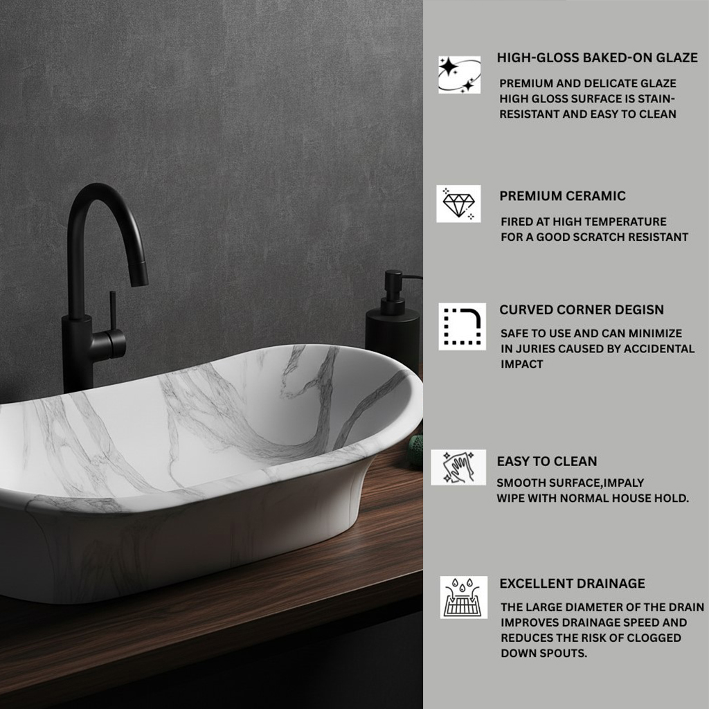 MS-1805 XYLOAN TABLE TOP BASIN MATT (28"X14") - Image 4