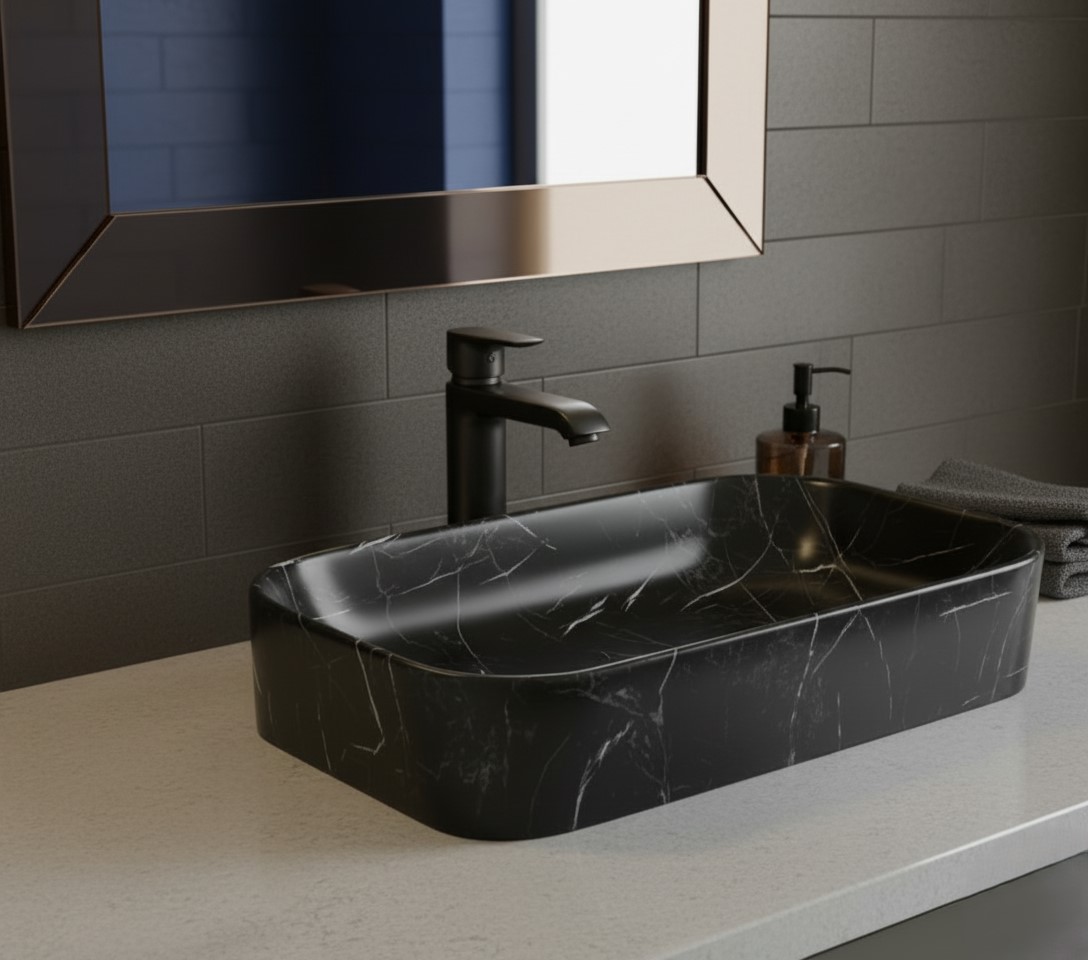 MS-1901 XYLOAN TABLE TOP BASIN MATT (22"X14") - Image 2