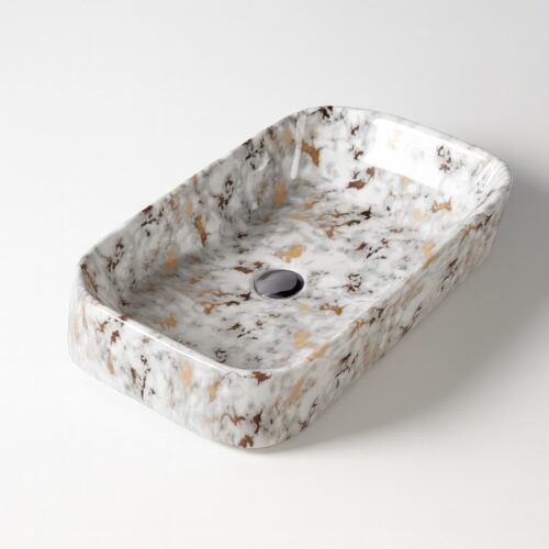 MS-1902 XYLOAN TABLE TOP BASIN GLOSSY (22"X14")