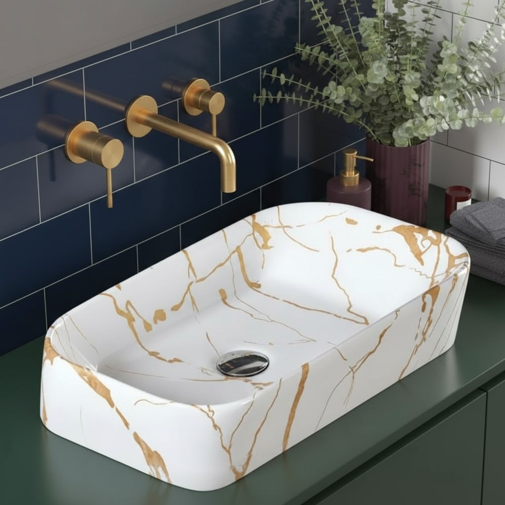 MS-1906 XYLOAN TABLE TOP BASIN GLOSSY (22"X14") - Image 2