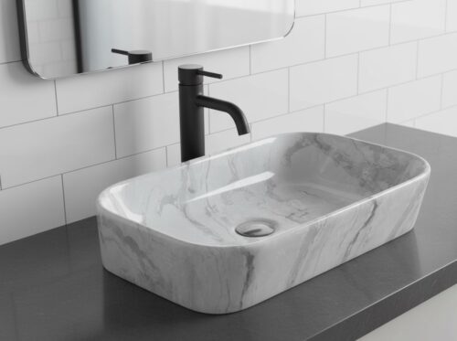 MS-1913 XYLOAN TABLE TOP BASIN GLOSSY (22"X14")