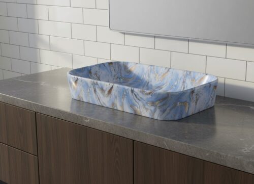 MS-1918 XYLOAN TABLE TOP BASIN GLOSSY (22"X14")