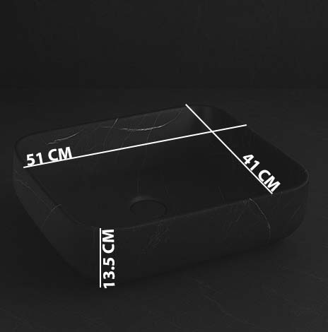 MS-2001 XYLOAN TABLE TOP BASIN MATT (20"X16") - Image 3