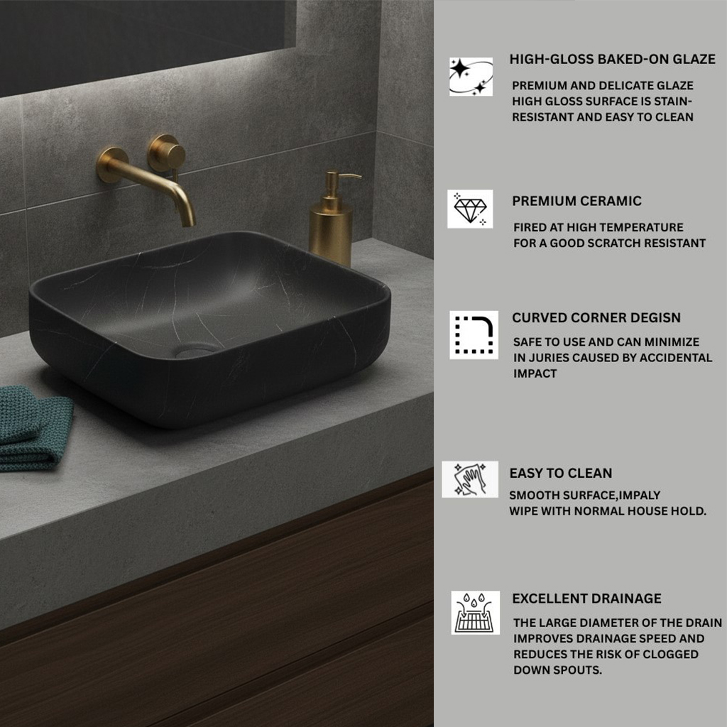 MS-2001 XYLOAN TABLE TOP BASIN MATT (20"X16") - Image 4