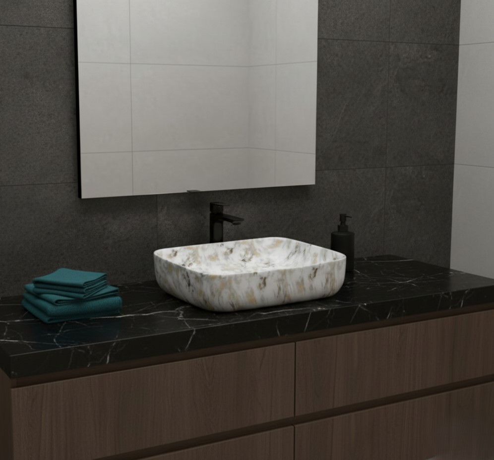MS-2003 XYLOAN TABLE TOP BASIN MATT (20"X16") - Image 2