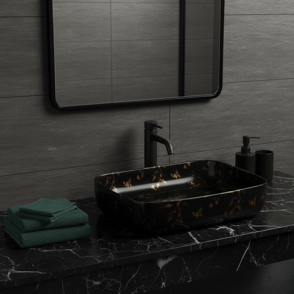 MS-2004 XYLOAN TABLE TOP BASIN GLOSSY (20"X16") - Image 2