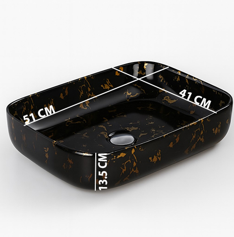 MS-2004 XYLOAN TABLE TOP BASIN GLOSSY (20"X16") - Image 3