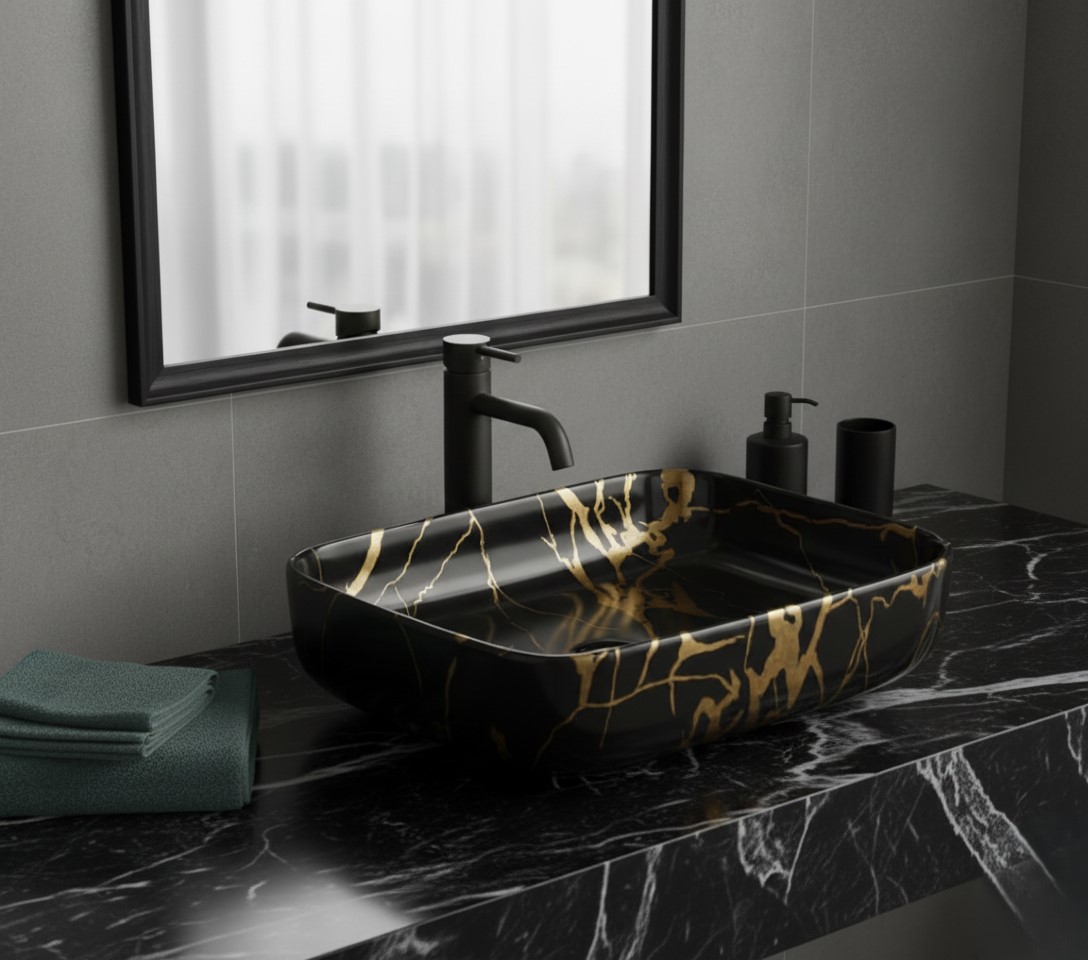 MS-2005 XYLOAN TABLE TOP BASIN GLOSSY (20"X16") - Image 2