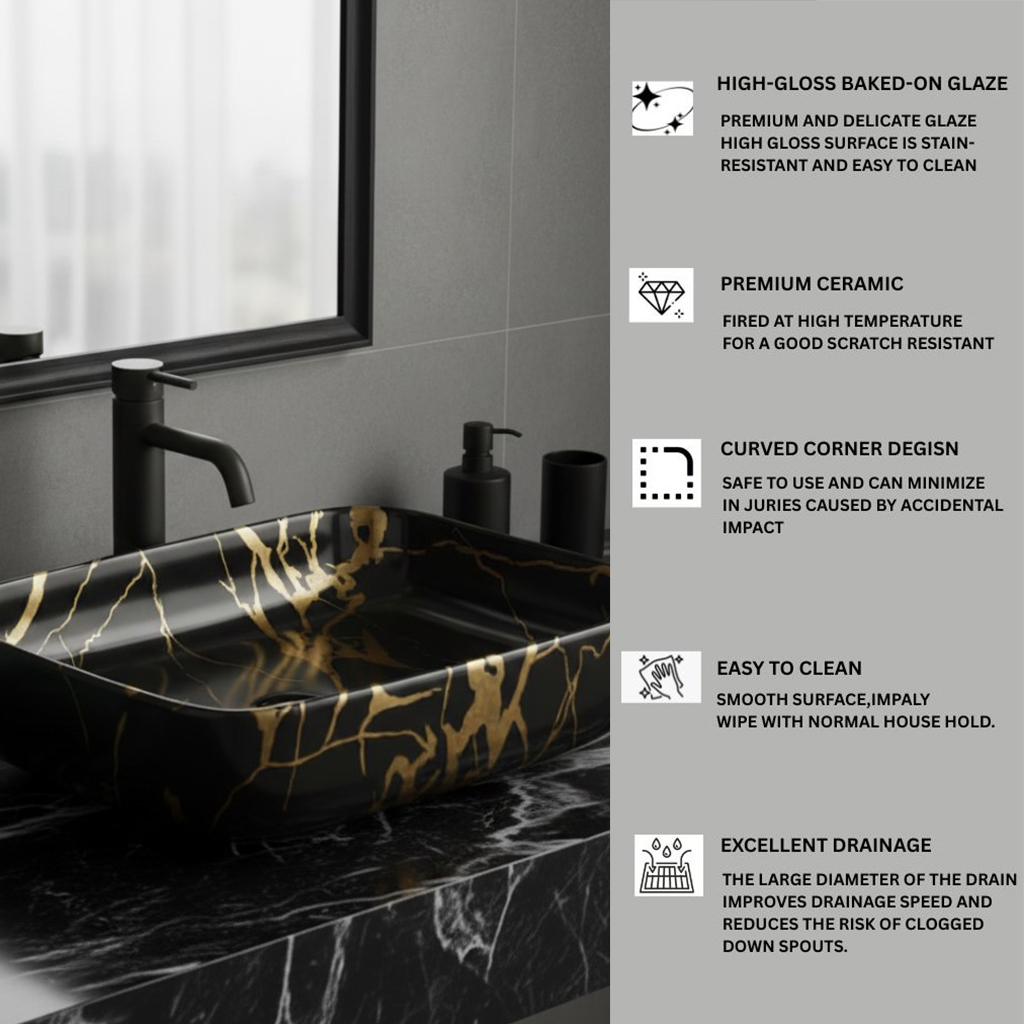 MS-2005 XYLOAN TABLE TOP BASIN GLOSSY (20"X16") - Image 4