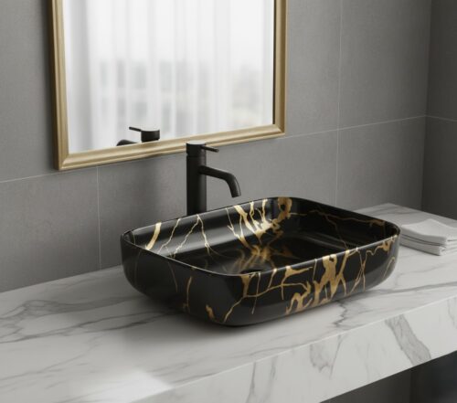 MS-2005 XYLOAN TABLE TOP BASIN GLOSSY (20"X16")