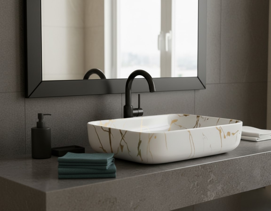 MS-2006 XYLOAN TABLE TOP BASIN GLOSSY (20"X16") - Image 2
