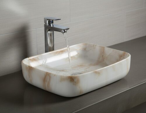 MS-2009 XYLOAN TABLE TOP BASIN GLOSSY (20"X16")