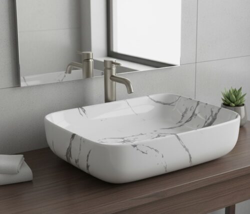 MS-2012 XYLOAN TABLE TOP BASIN GLOSSY (20"X16")