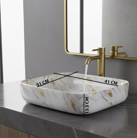 MS-2015 XYLOAN TABLE TOP BASIN MATT (20"X16") - Image 3