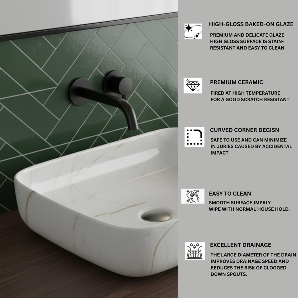 MS-2019 XYLOAN TABLE TOP BASIN GLOSSY (20"X16") - Image 3