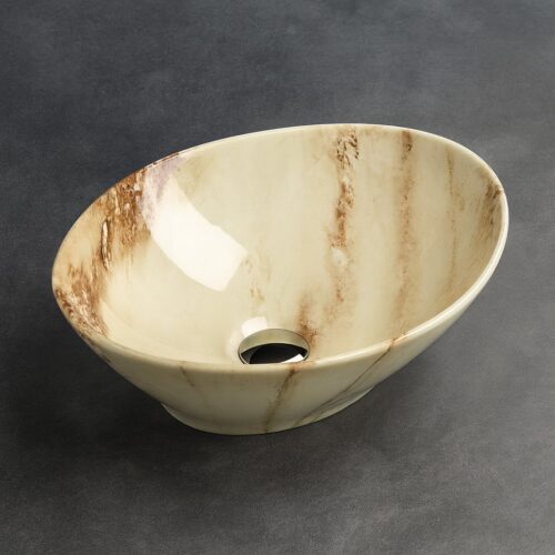 MS-207 XYLOAN TABLE TOP BASIN GLOSSY (16"X14")