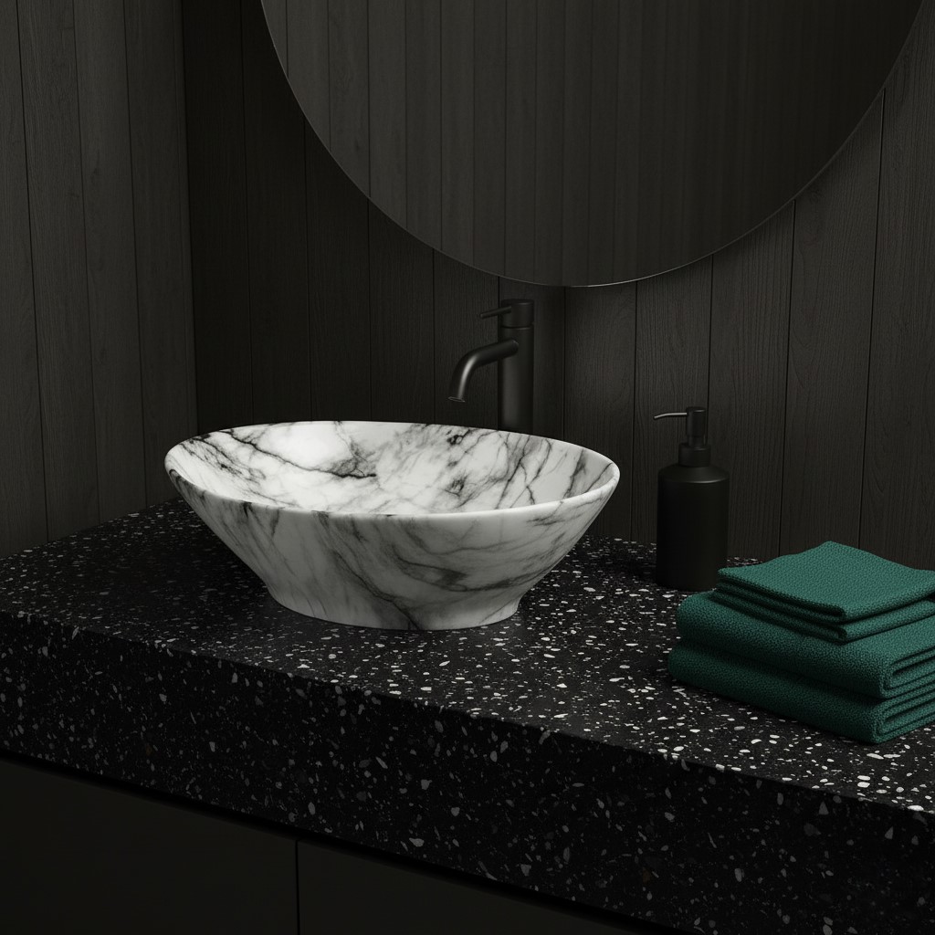 MS-208 XYLOAN TABLE TOP BASIN GLOSSY (16"X14") - Image 2