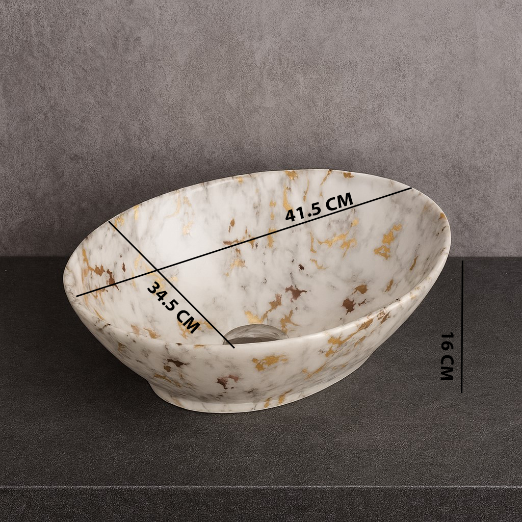 MS-209 XYLOAN TABLE TOP BASIN MATT (16"X14") - Image 3