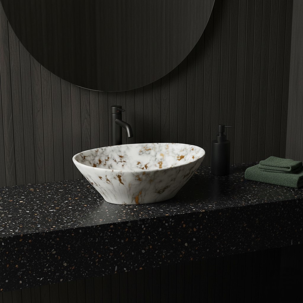 MS-210 XYLOAN TABLE TOP BASIN GLOSSY (16"X14") - Image 2