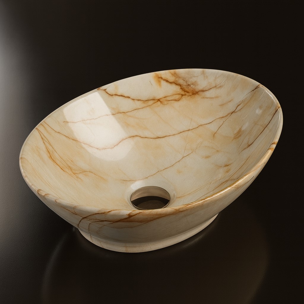 MS-211 XYLOAN TABLE TOP BASIN GLOSSY (16"X14")