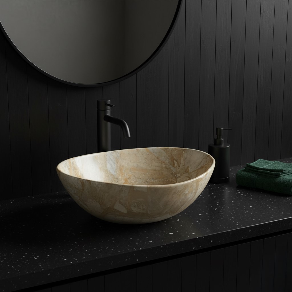 MS-212 XYLOAN TABLE TOP BASIN GLOSSY (16"X14") - Image 2