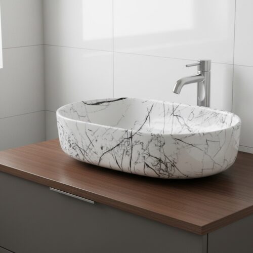 MS-2206 XYLOAN TABLE TOP BASIN GLOSSY (22"X14")