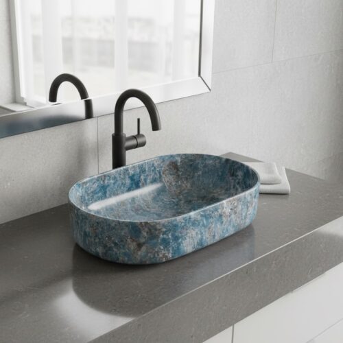 MS-2210 XYLOAN TABLE TOP BASIN GLOSSY (22"X14")