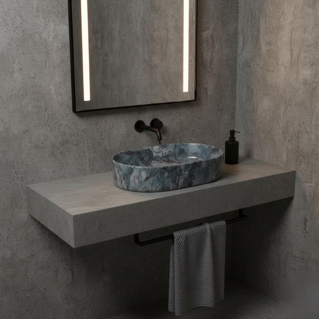 MS-2214 XYLOAN TABLE TOP BASIN GLOSSY (22"X14") - Image 2