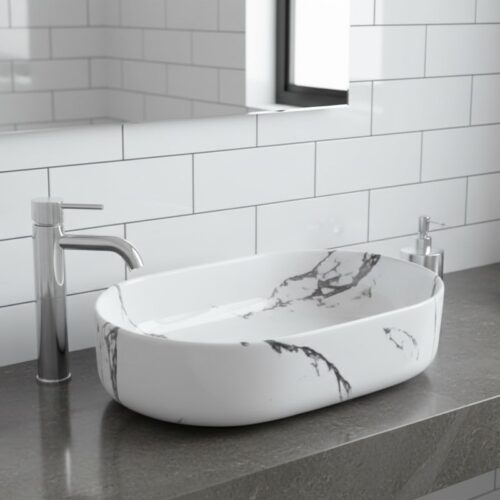 MS-2217 XYLOAN TABLE TOP BASIN GLOSSY (22"X14")