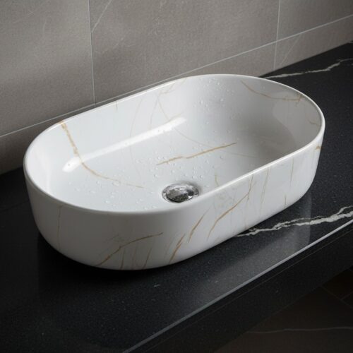 MS-2224 XYLOAN TABLE TOP BASIN GLOSSY (22"X14")