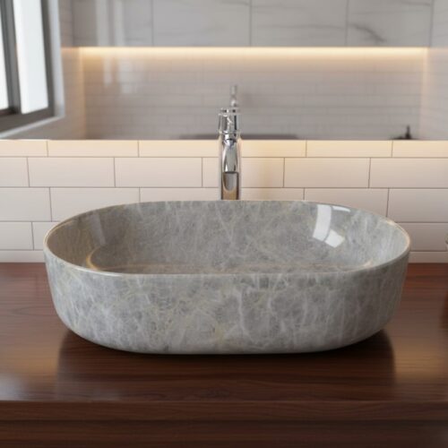 MS-2225 XYLOAN TABLE TOP BASIN GLOSSY (22"X14")
