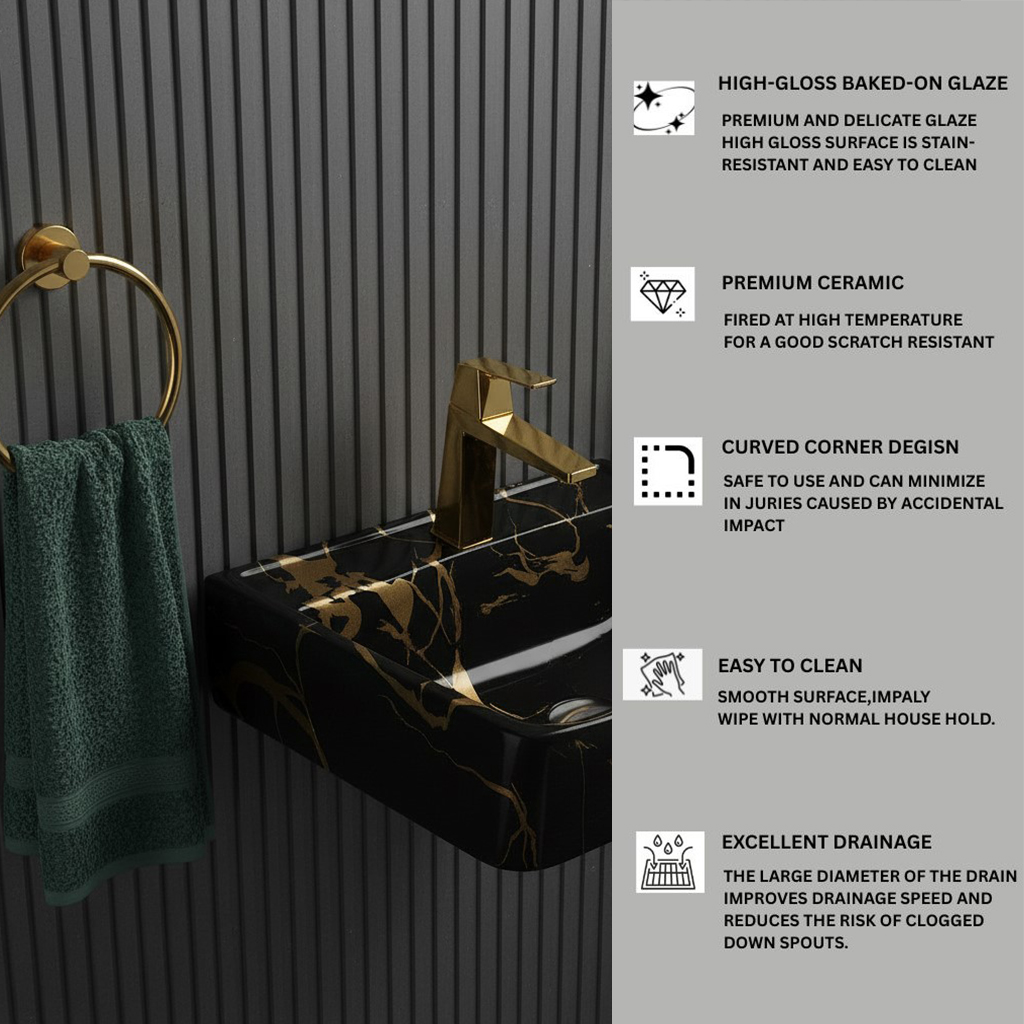 MS-2302 XYLOAN WALL MOUNTED BASIN GLOSSY (18"X14") - Image 4