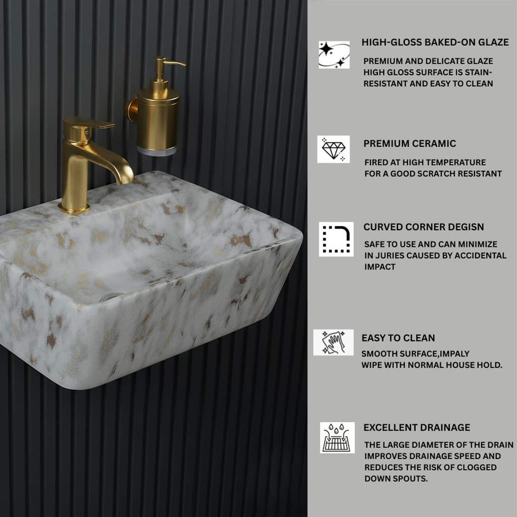 MS-2305 XYLOAN WALL MOUNTED BASIN MATT (18"X14") - Image 4
