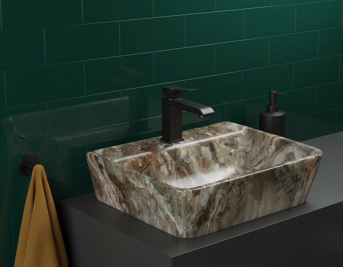 MS-2309 XYLOAN WALL MOUNTED BASIN GLOSSY (18"X14") - Image 2